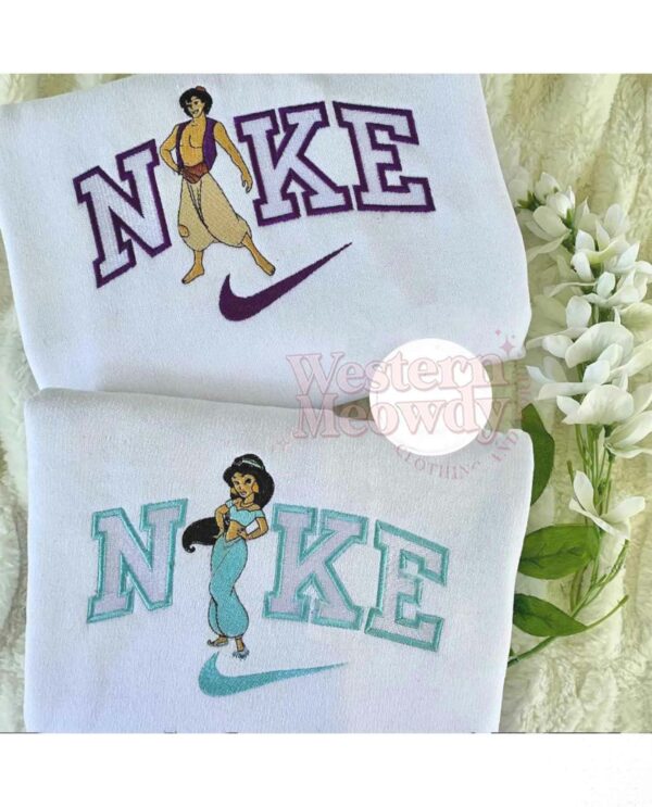 Aladdin and Jasmine Couple Sweatshirt