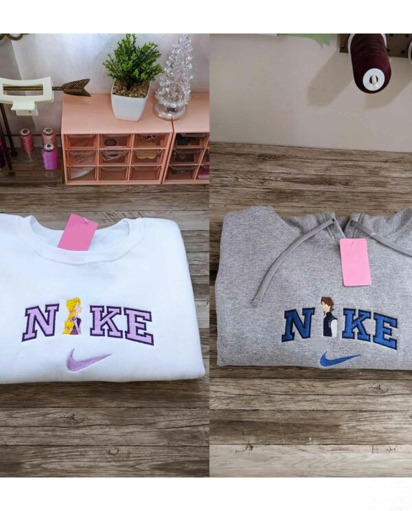 Rapunzel & Flynn Ver2 Embroidered Sweatshirt