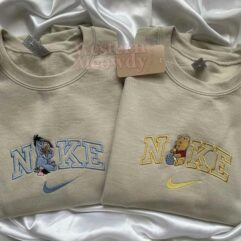 Winnie the Pooh And Eeyore Ver2 Embroidered Sweatshirt