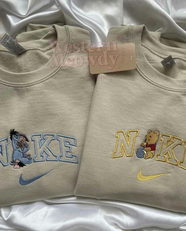 Winnie the Pooh And Eeyore Ver2 Embroidered Sweatshirt