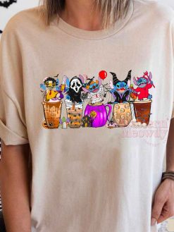Stitch Coffee Cups Halloween Shirt
