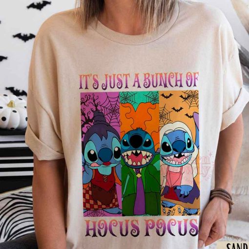Stitch Hocus It’s Just A Bunch Of Pocus Halloween Shirt