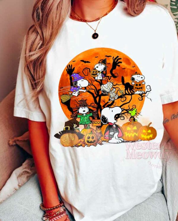 Peanuts Snoopy with Friends Halloween Shirt