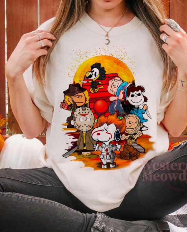 Peanuts Snoopy Dog And Friends Halloween Shirt