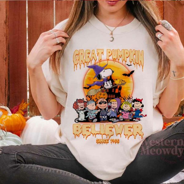 Peanuts Snoopy Dog Great Pumpkin Halloween Shirt