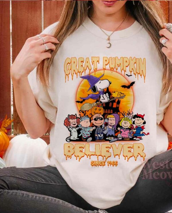 Peanuts Snoopy Dog Great Pumpkin Halloween Shirt
