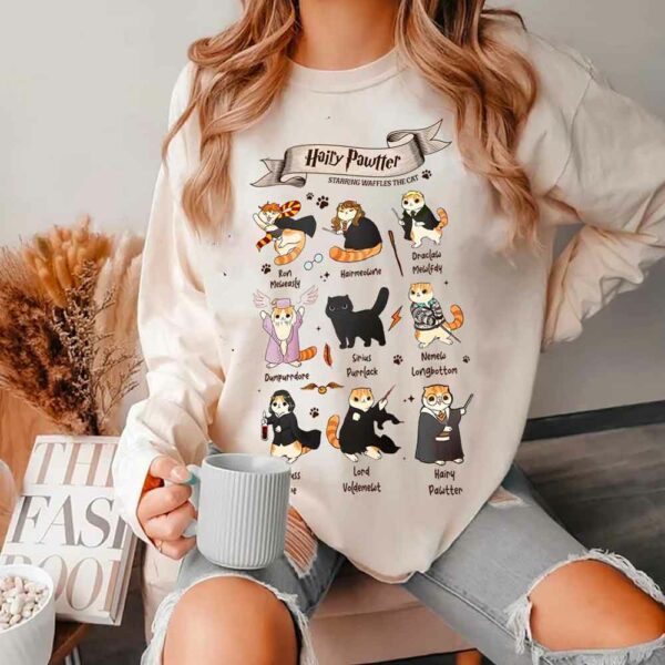 Harry Pawtter Harry Potter Cats Halloween Shirt