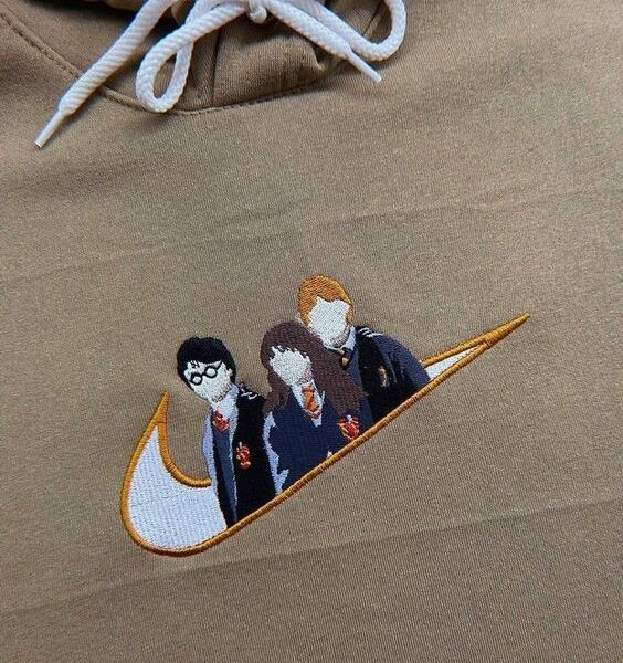 Harry Potter Ron Hermione Embroidered Sweatshirt