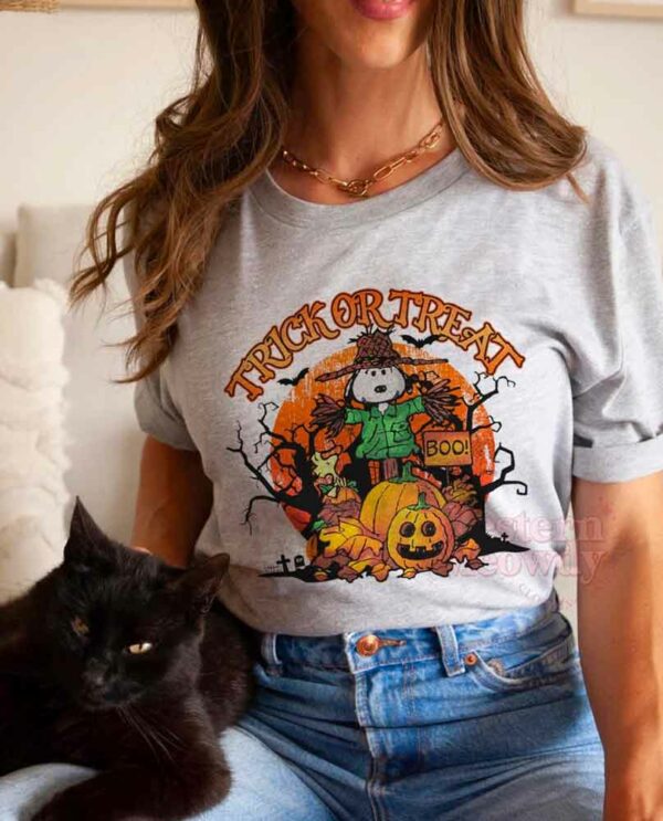 Snoopy Dog Trick Or Treat Halloween Shirt