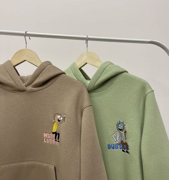 Rick and Morty Ver2 Couple Hoodies Crewneck Sweatshirts