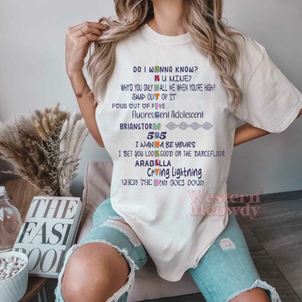 ARCTIC MONKEYS Songs Shirt
