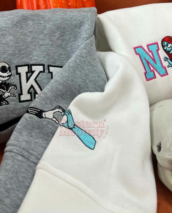 Nightmare Before Christmas Sally Jack Ver2 Couple Sweatshirt