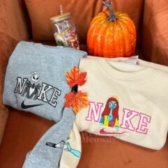 Nightmare Before Christmas Sally Jack Ver3 Couple Sweatshirt