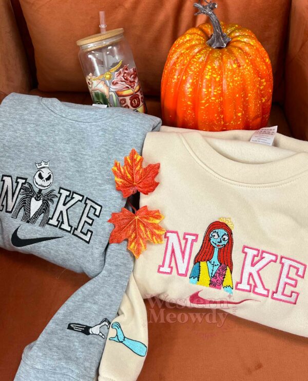 Nightmare Before Christmas Sally Jack Ver3 Couple Sweatshirt