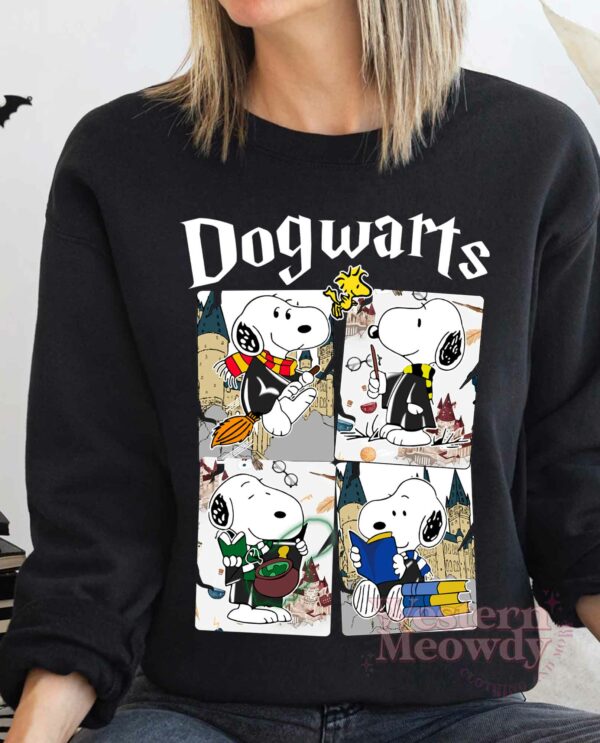 Harry Potter Dogwarts Snoopy Halloween Sweatshirt