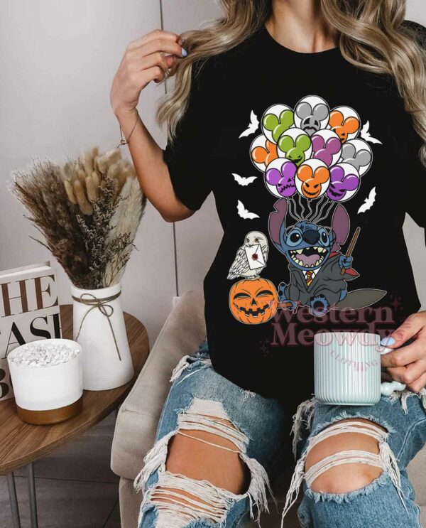 Harry Potter Stitch Bubble Halloween Sweatshirt