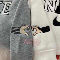 Morticia Addams and Gomez Addams Wednesday Couple Sweatshirt