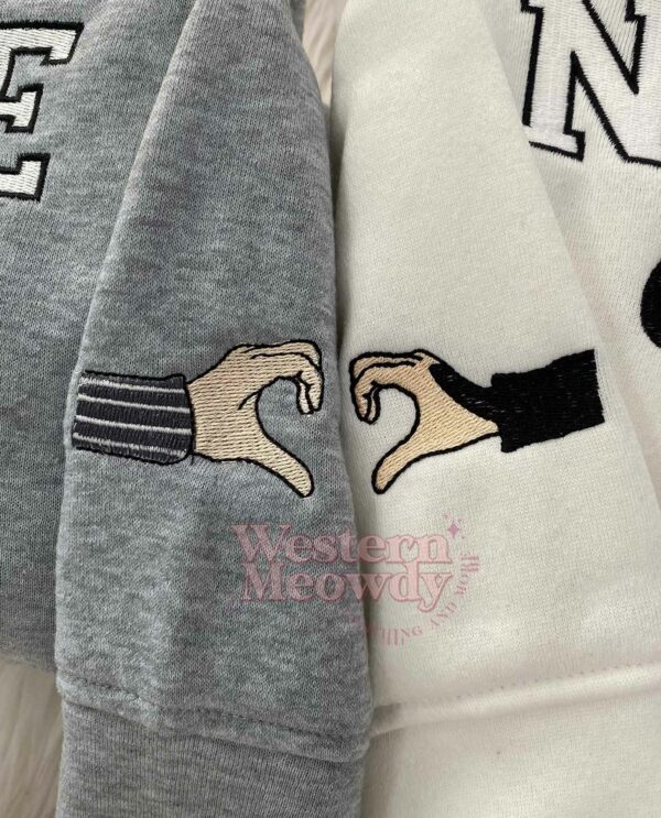 Morticia Addams and Gomez Addams Wednesday Couple Sweatshirt