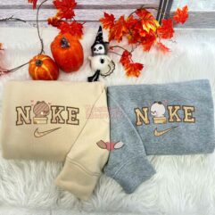 Dudu and Bubu Couple Embroidered Sweatshirt