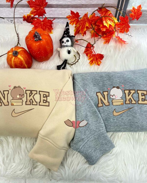 Dudu and Bubu Couple Embroidered Sweatshirt