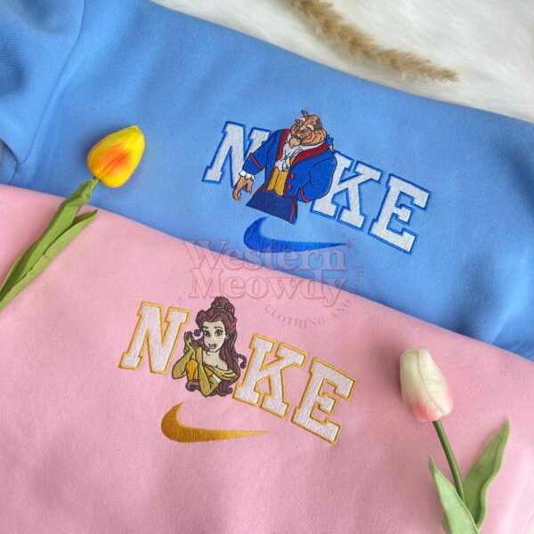 Beauty And The Beast Ver3 Couple Sweatshirt