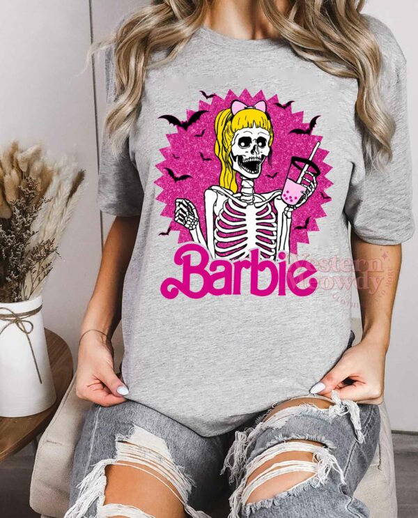 Barbie Skeleton Halloween Shirt