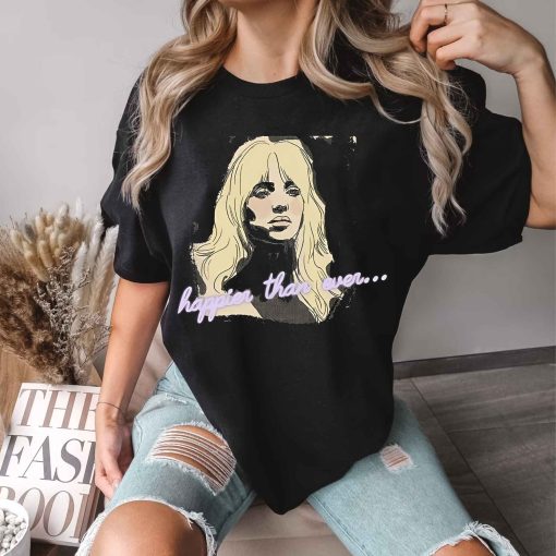 Billie Eilish Happier Than Ever Art – 2D Shirt