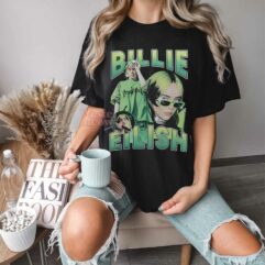 Vintage 90s Bootleg Billie Eilish Shirt Vintage 90s Bootleg Billie Eilish Shirt