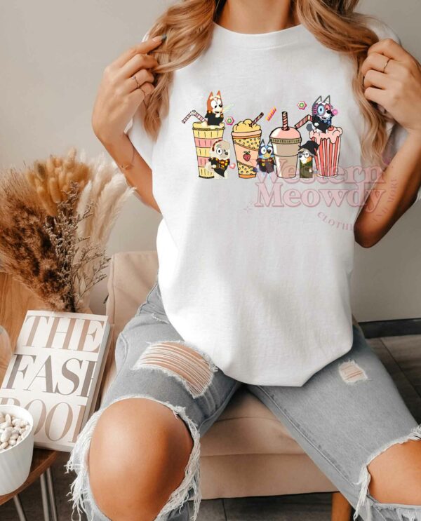 Bluey Family Harry Potter Coffee Cups Shirt