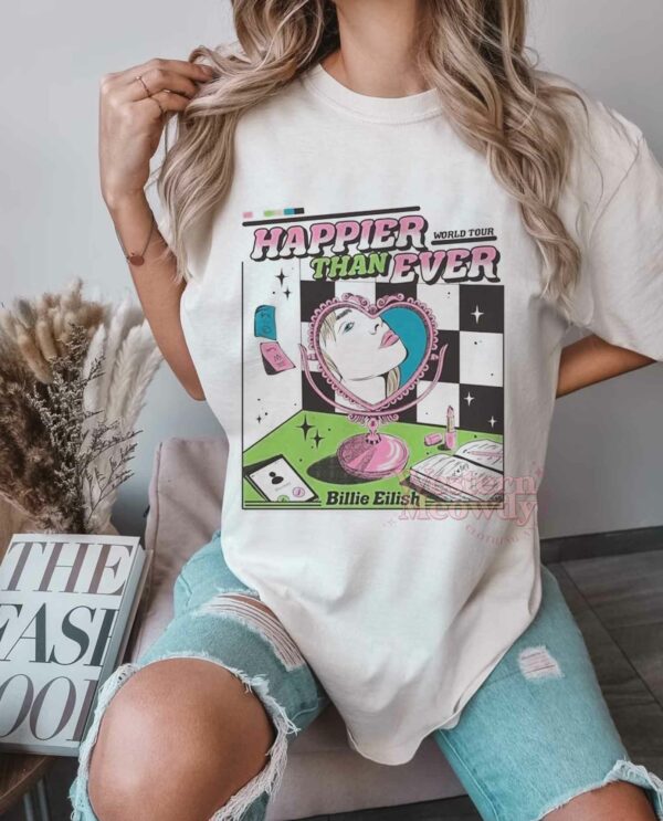 Billie Eilish Happier Than Ever World Tour Shirt