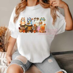 Bluey Halloween Coffee Cups Shirt