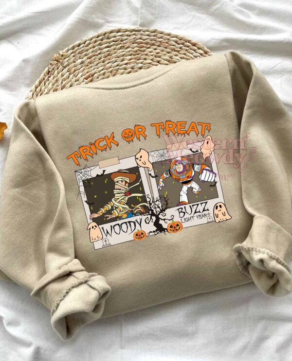 Buzz Lightyear And Woody Halloween Sweatshirt