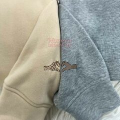 Rocket And Groot Couple Embroidered Sweatshirt