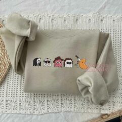 Halloween Killer Squad Embroidered Sweatshirt