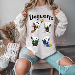 Harry Potter Dogwarts Snoopy Dog Halloween Sweatshirt
