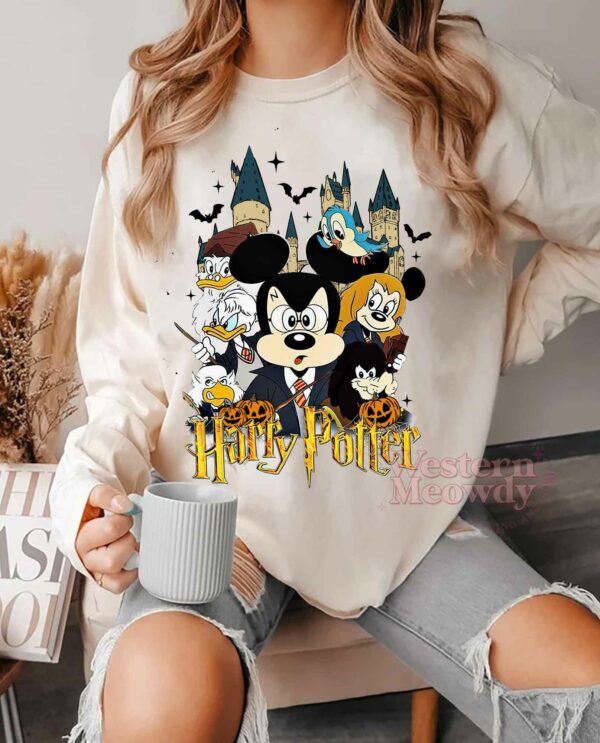 Harry Potter Mickey and Friends Halloween Sweatshirt