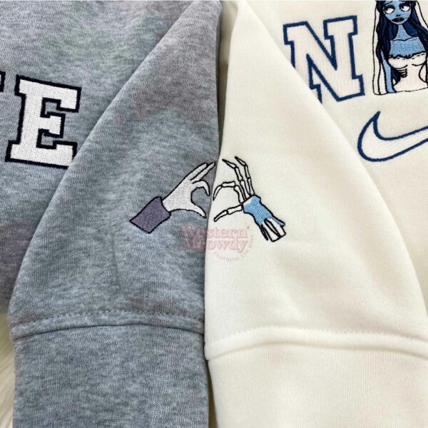 Victor and Emily – Corpse Bride Couple Sweatshirt