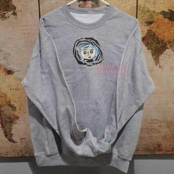 Coraline Button Eyes Version Halloween Sweatshirt