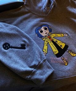 Coraline Button Eyes Embroidered Sweatshirt