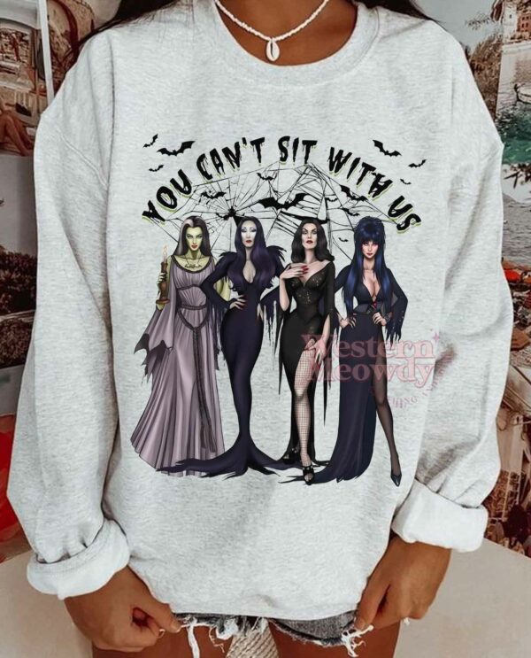 You can’t sit with us – Halloween Sweatshirt