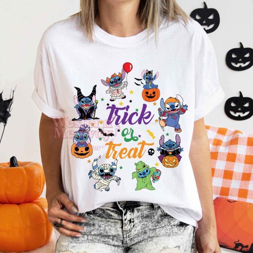 Stitch Trick Or Treat Halloween Shirt