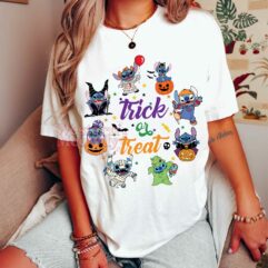 Stitch Trick Or Treat Halloween Shirt