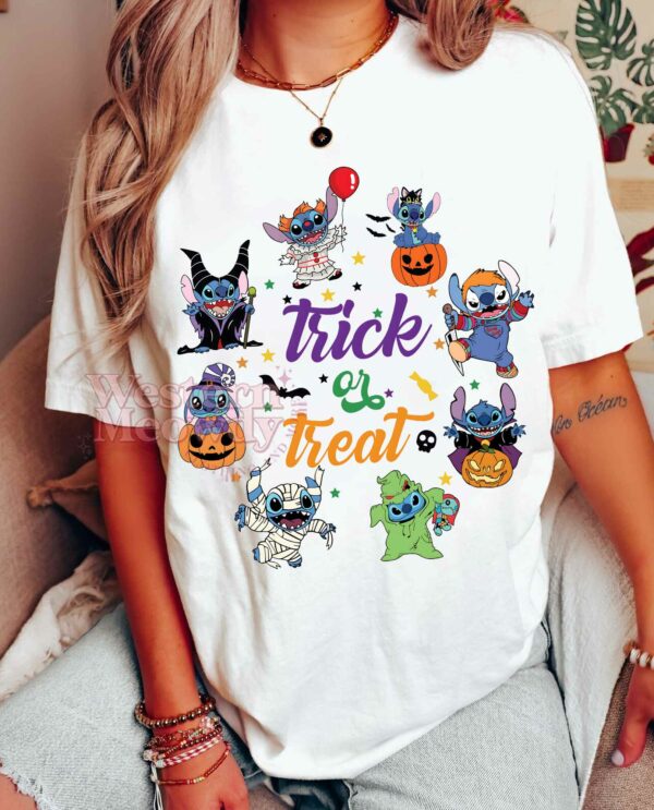 Stitch Trick Or Treat Halloween Shirt