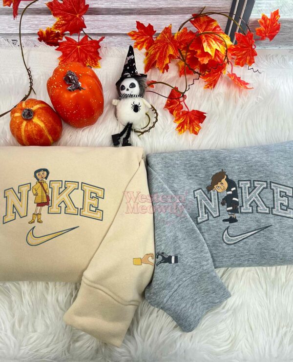 Coraline and Wybie Ver4 Couple Sweatshirt Coraline and Wybie Ver4 Couple Sweatshirt