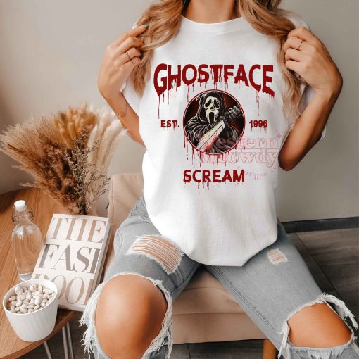 Ghost Face Scream Est 1996 Halloween Killer Shirt
