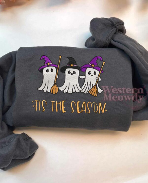 Cute Ghost Tis The Season Sweatshirt