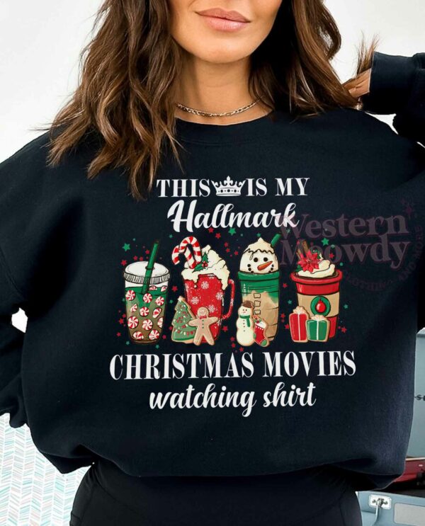 Hallmark Christmas Movies Watching Sweatshirt