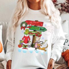 Mt Crumpit Grinch Road Whoville Christmas Sweatshirt