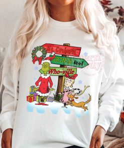 Mt Crumpit Grinch Road Whoville Christmas Sweatshirt