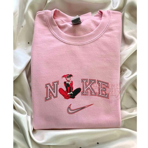 Harley Quinn Joker Embroidered Sweatshirt